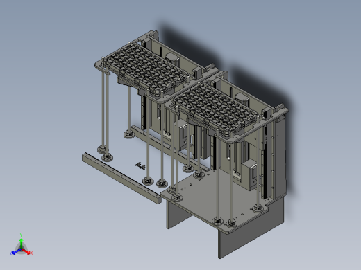 颗粒料摆盘供料装置