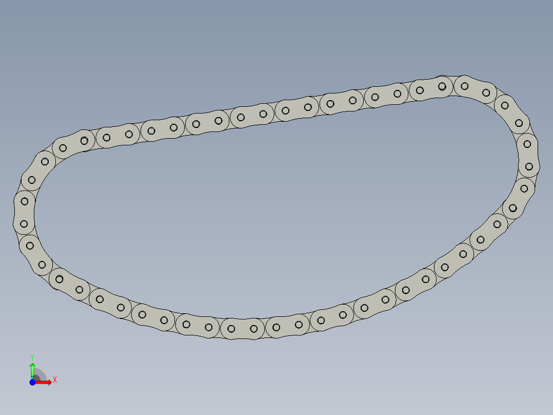链条10A-21X21-2512前视图
