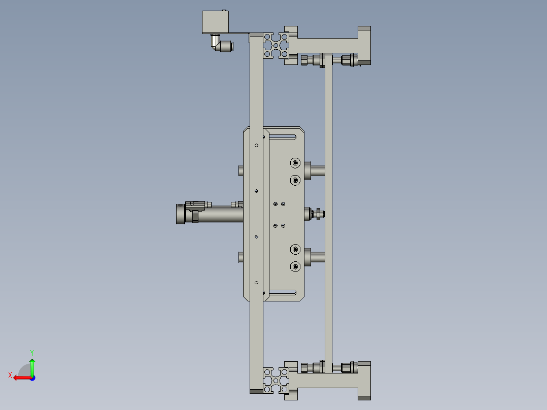 搬运催盘模组后视图