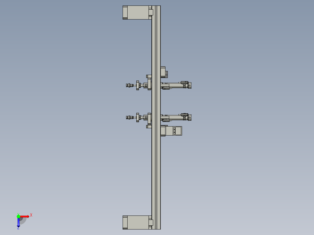 搬运催盘模组俯视图