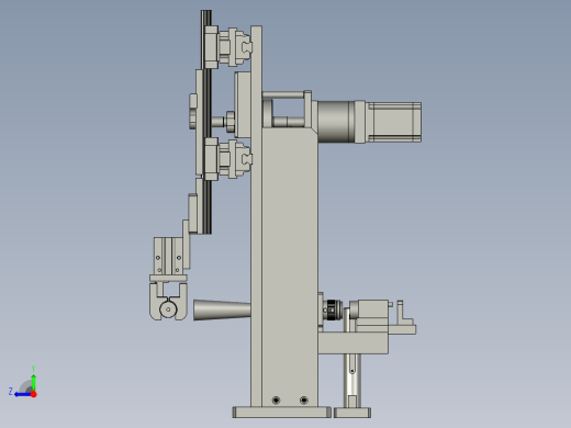 转子抓取结构固定座右视缩略图