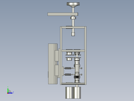 0501002200000上压紧辊部件左视缩略图