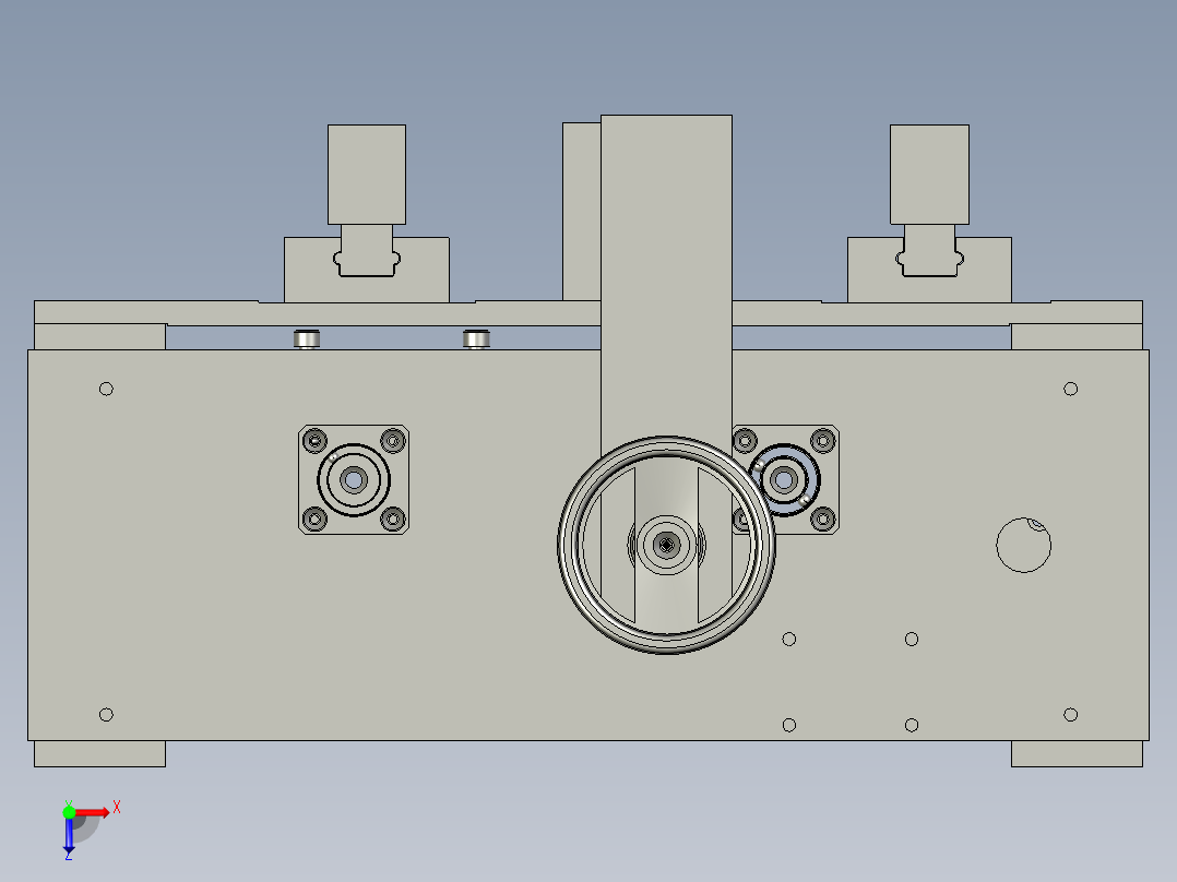 0501002200000上压紧辊部件俯视图