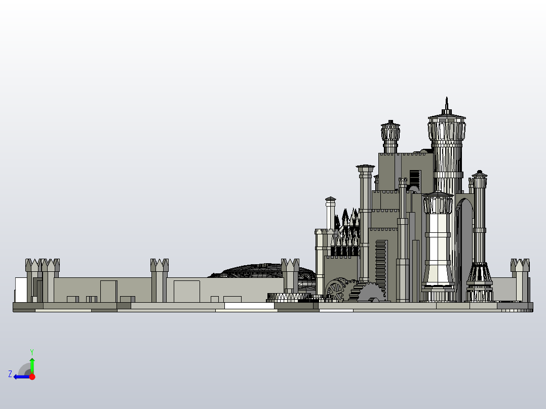 国王的登陆-权力游戏右视图