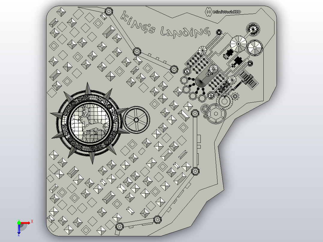 国王的登陆-权力游戏俯视图