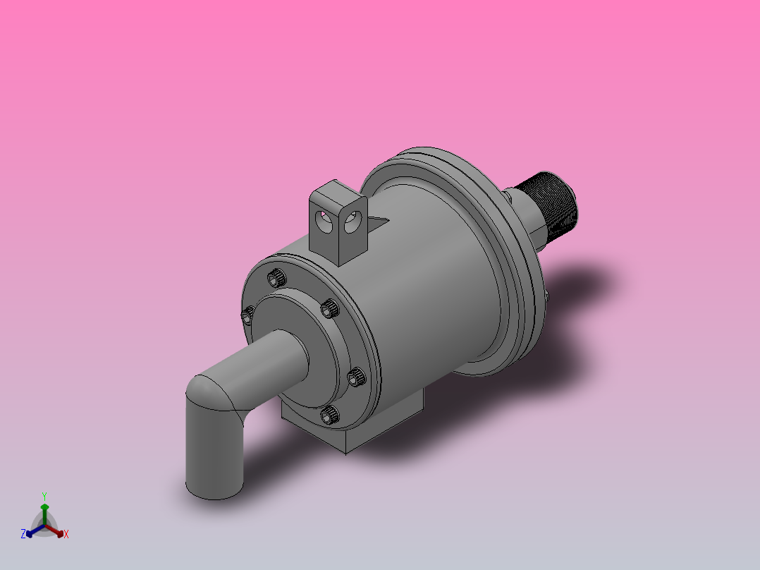 175系列复流式（内管固定）[175TYS-1＂RH]正等轴测图