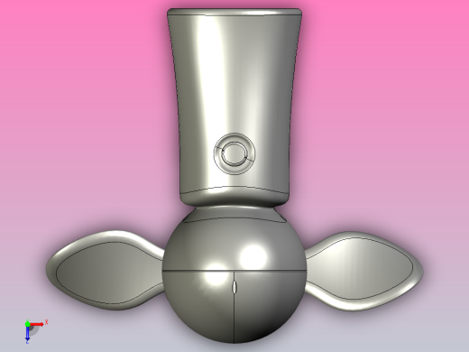 电风扇模型俯视缩略图