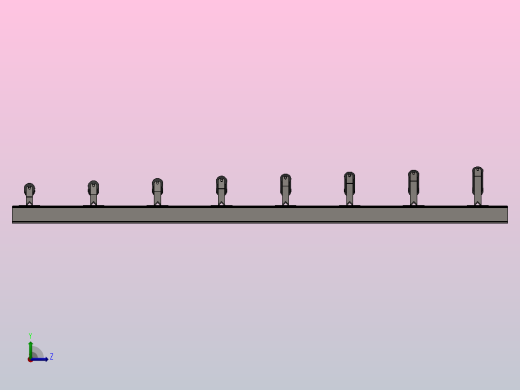 惰轮架(参数模型)辊筒右视缩略图