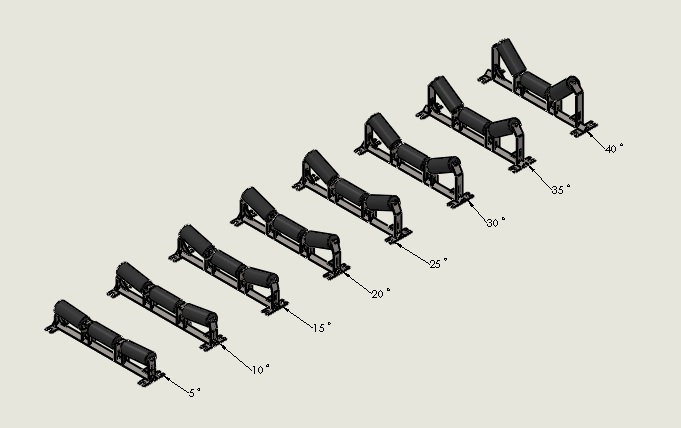 惰轮架(参数模型)辊筒