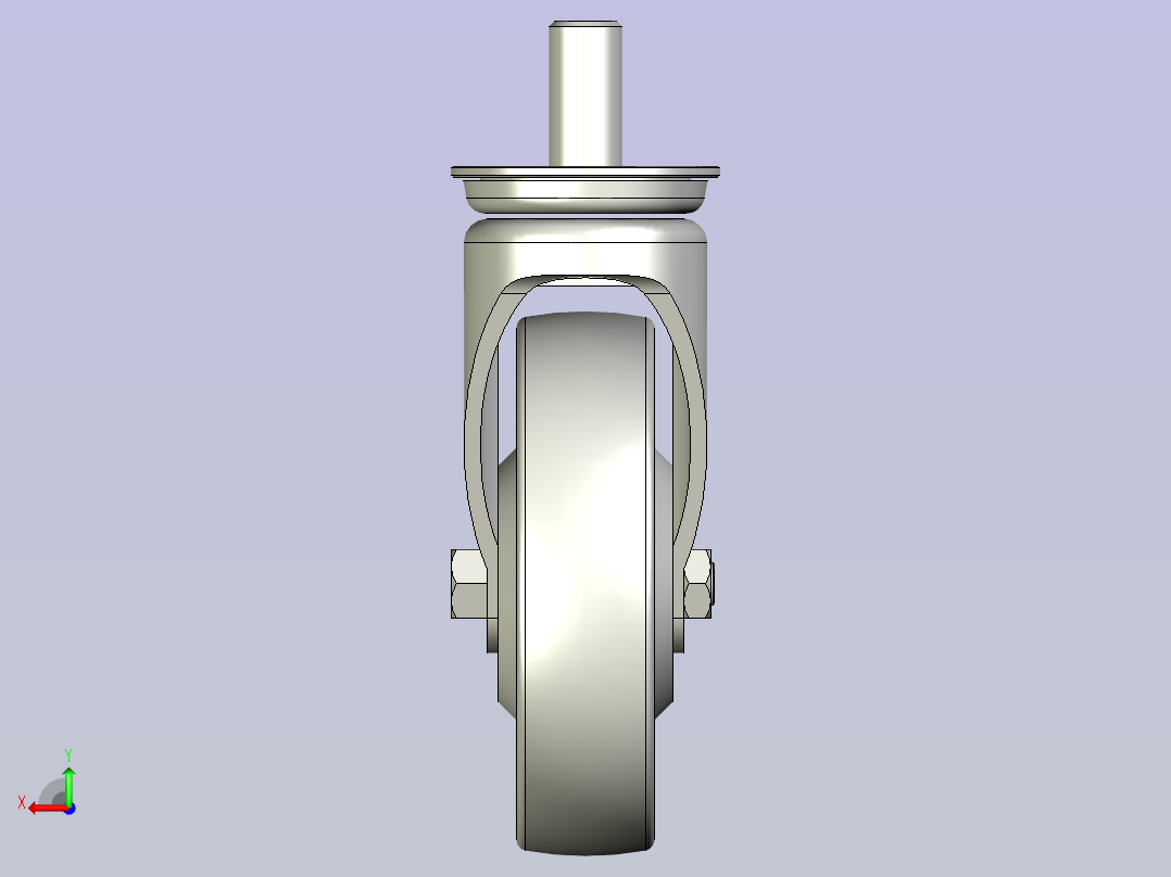 脚轮脚杯3D  CDM01-150-P.x_t后视图