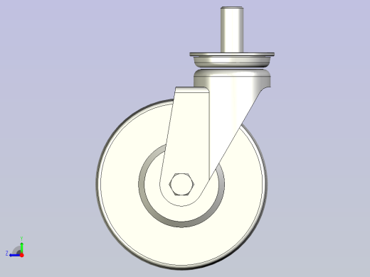 脚轮脚杯3D  CDM01-150-P.x_t右视缩略图