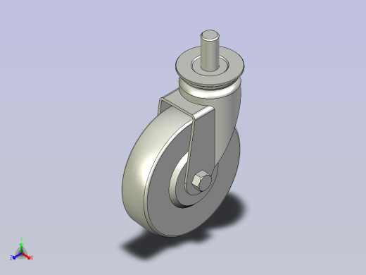脚轮脚杯3D  CDM01-150-P.x_t正等轴测缩略图