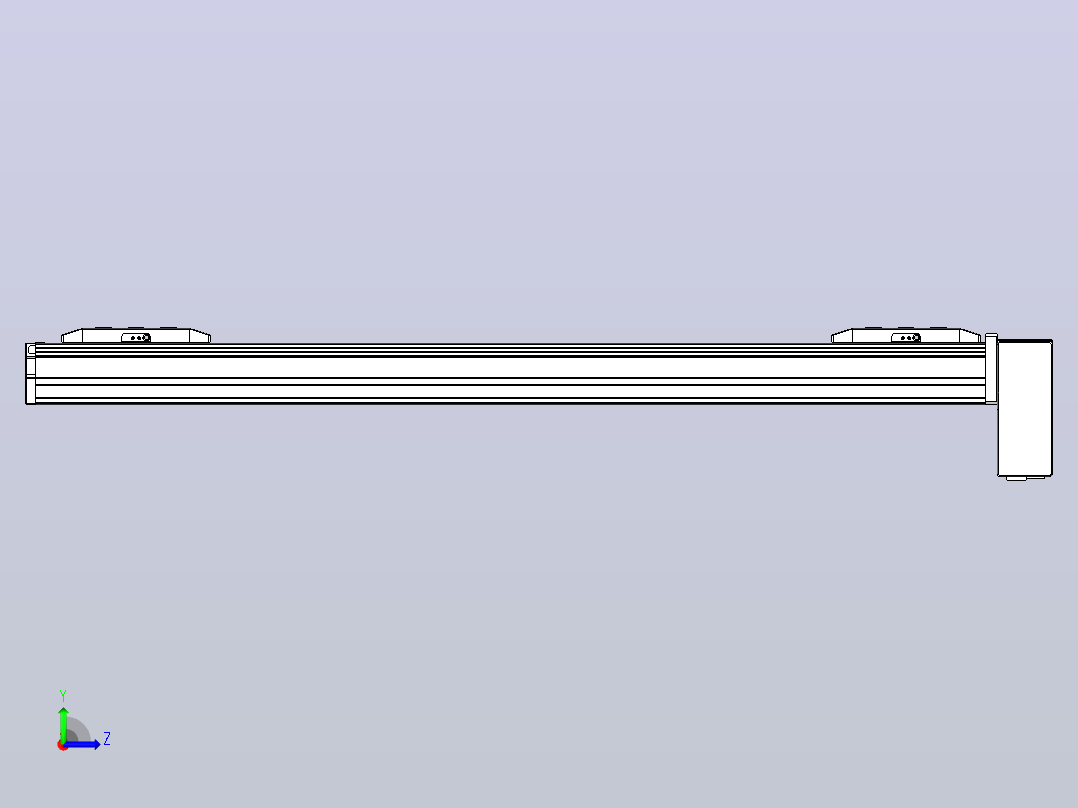 皮带直线轴双滑块型TPA-GCBS-50-P42-L225-LP-M10-N3左视图