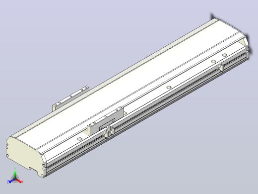 MTH17标准螺杆滑台[MTH17-L#-500-M-P40-C3]正等轴测缩略图