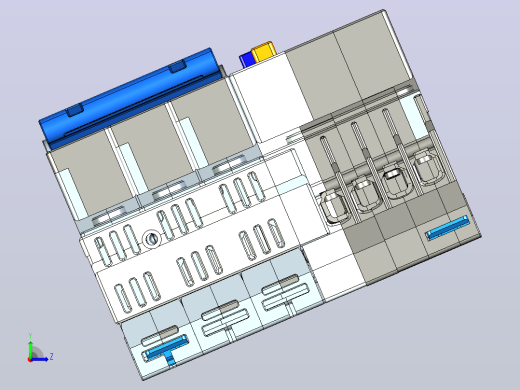 NXBLE-32 3P&amp;N剩余电流动作断路器三维模型202405左视缩略图