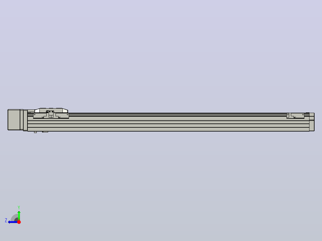 滚珠丝杠直线轴内置导轨TPA-GCR-65-1610C-L700-MR-M40-N3右视图