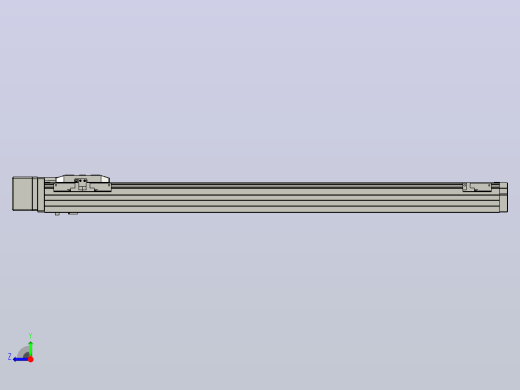 滚珠丝杠直线轴内置导轨TPA-GCR-65-1610C-L700-MR-M40-N3右视缩略图