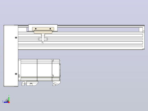 日规模组半封闭丝杆TPA-HNR-85S-1610C-L200-MP-Y-P20-N3右视缩略图