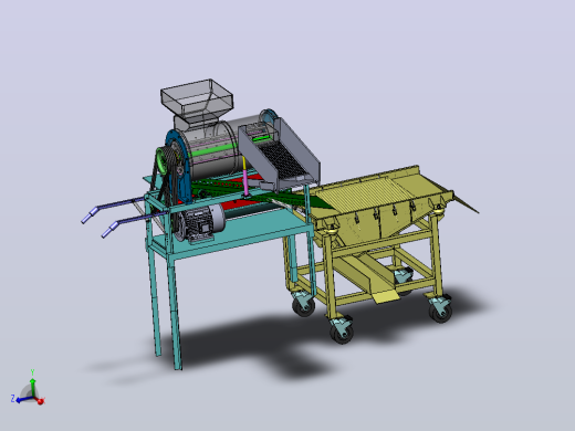 玉米脱粒机（SW+CAD+计算书）