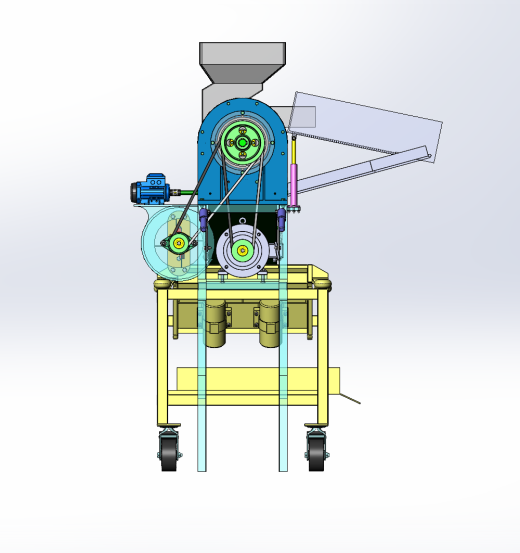 玉米脱粒机（SW+CAD+计算书）缩略图