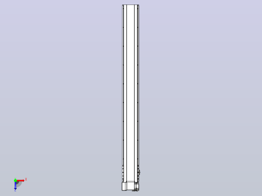 皮带直线轴半封闭可选导轨TPA-HNB-175D-140-L1600-LP-C-P75-N3俯视缩略图