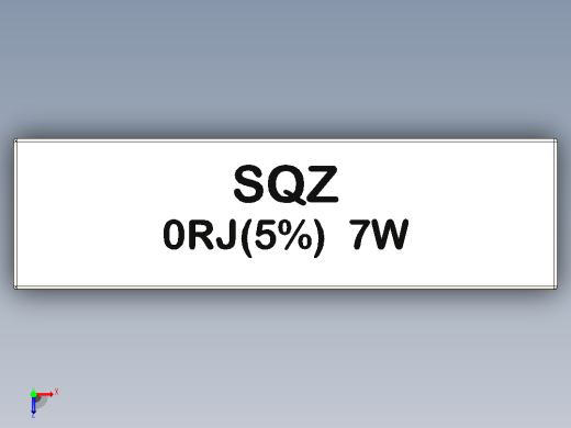 电阻器组RES_SQZH_7W_20mm-A_0R_J(5%)俯视缩略图