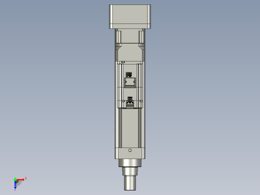 轻载电动缸TPA-ESR80-2510C-L200-MR-W-P75-JX-C3俯视缩略图