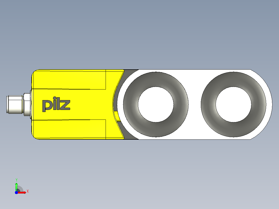 皮尔兹PSEN sl-1.0p 2.2磁性安全锁前视图