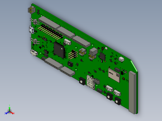 北欧半导体nRF9160 SiP原型开发套件的模型