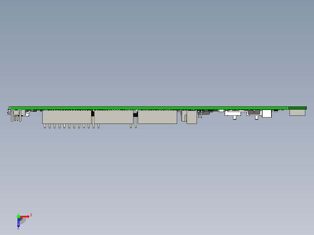 北欧半导体nRF9160 SiP原型开发套件的模型俯视图