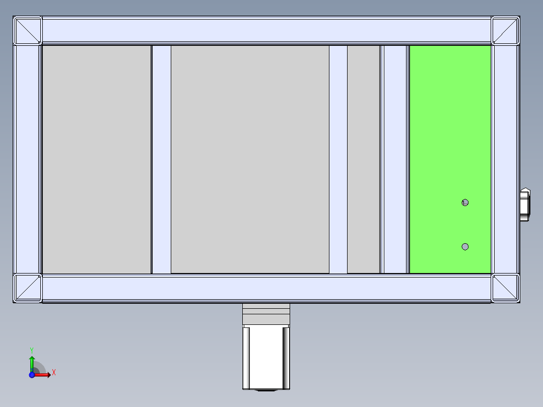 4轴焊接工装前视图