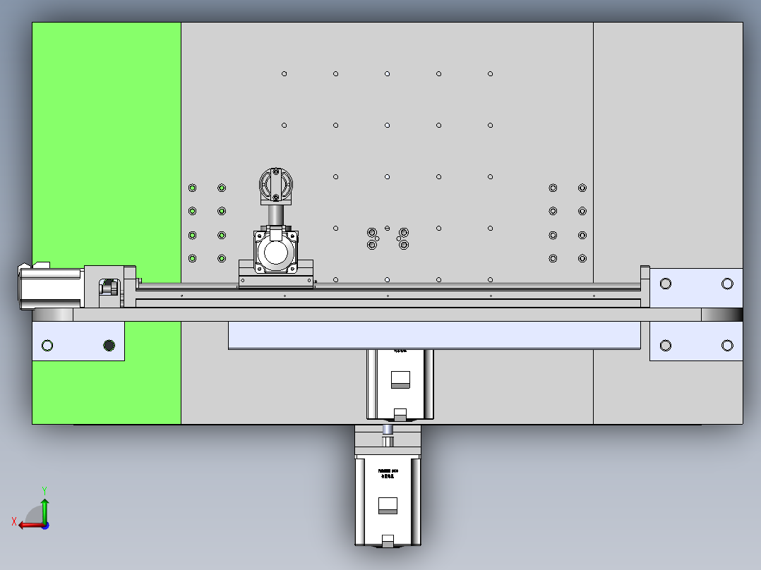 4轴焊接工装后视图