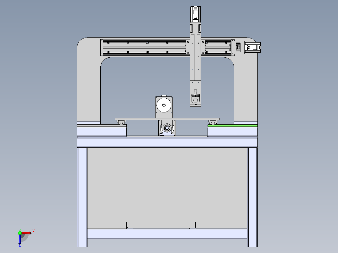 4轴焊接工装俯视图