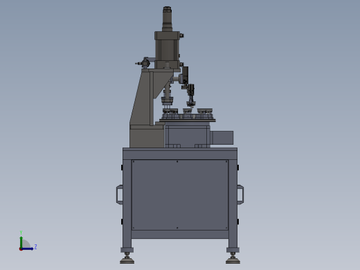 铆接转盘工装左视缩略图