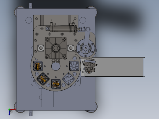 铆接转盘工装俯视缩略图