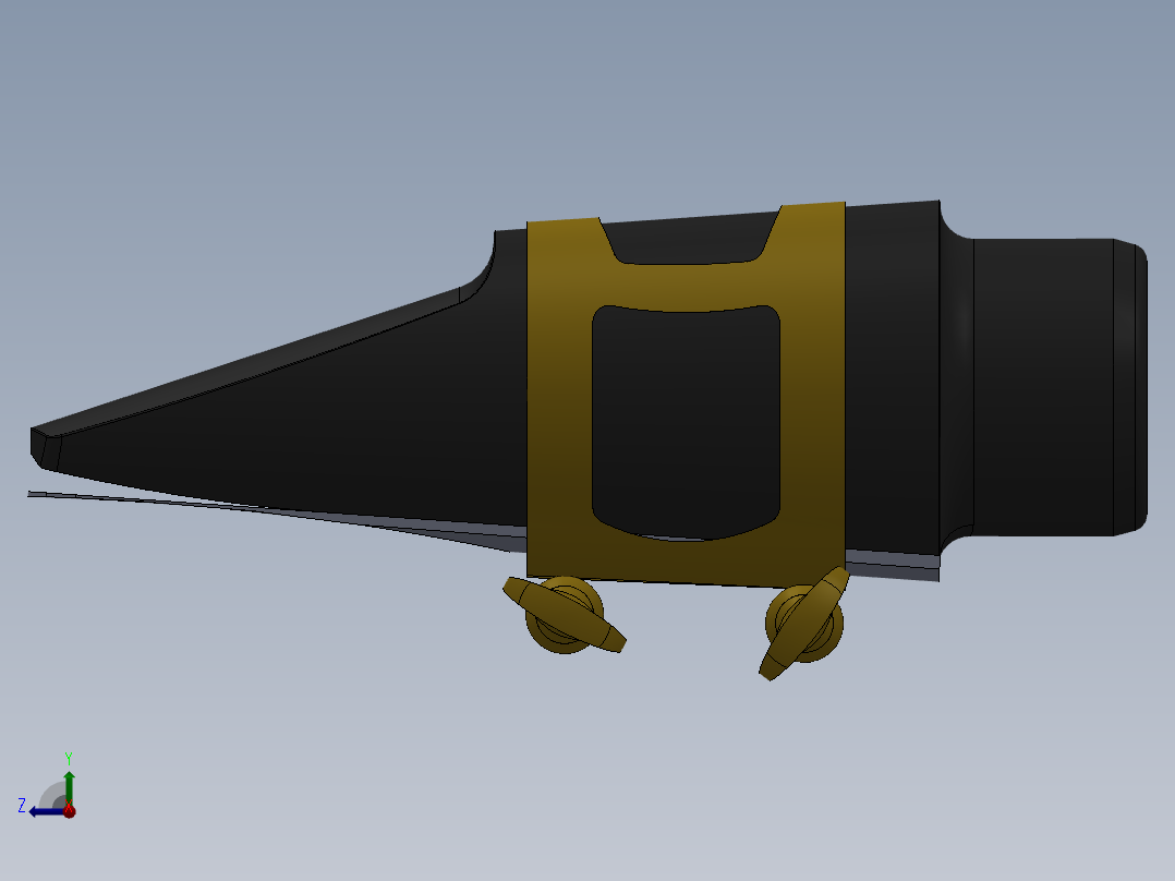 中音萨克斯笛头吹嘴哨子SW2010右视图