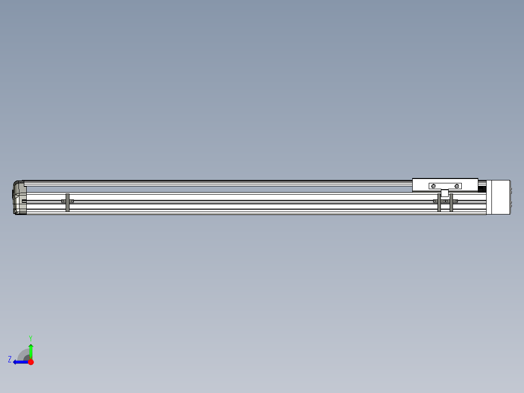 Toyo东佑达直线模组-ETH14-800-BL-200W右视图