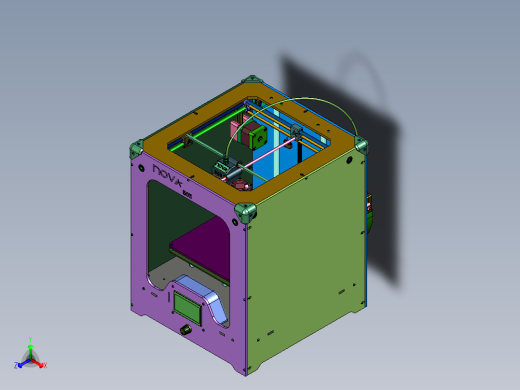 超高精度3D打印机NOVA正等轴测缩略图