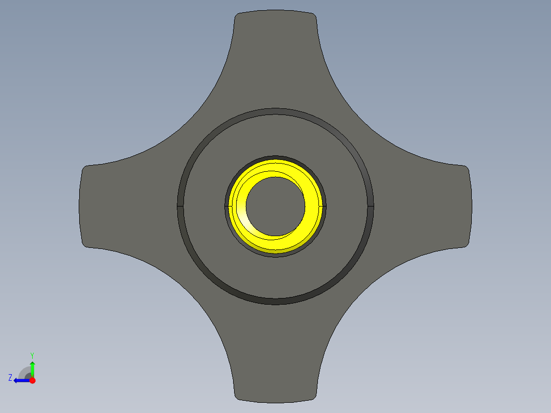 塑料旋钮-Plastic Hand Knob 291-300.STEP右视图