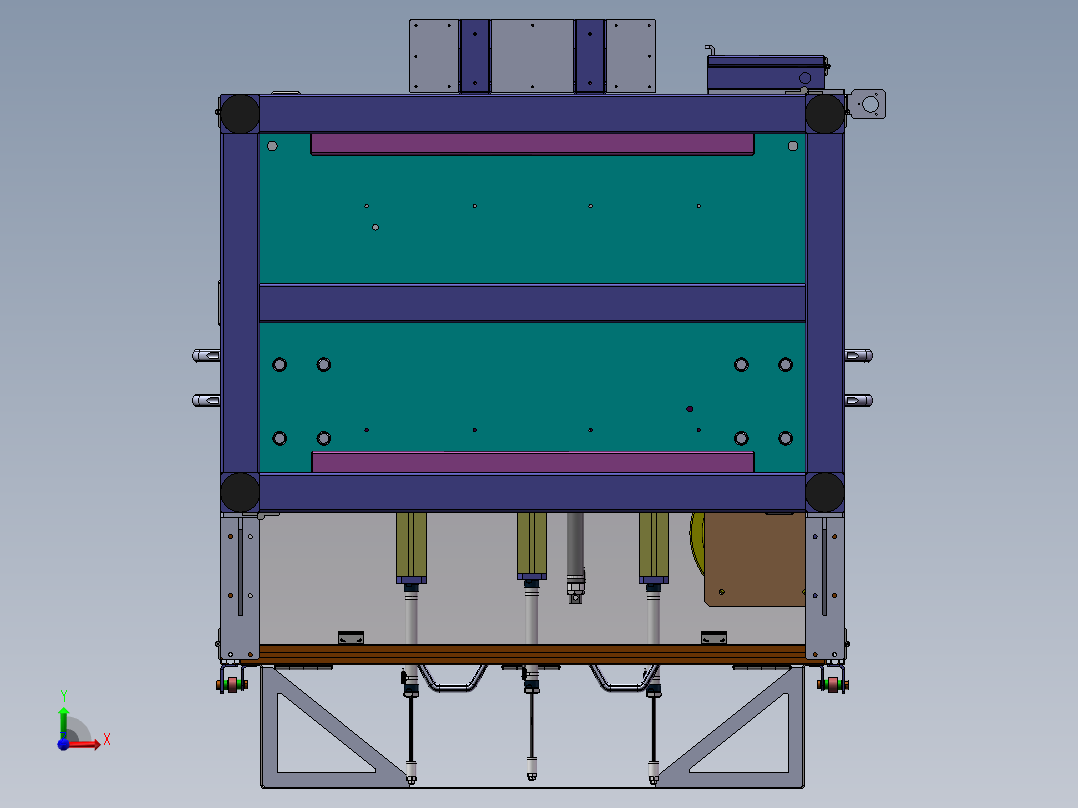 自动螺母铆接机前视图