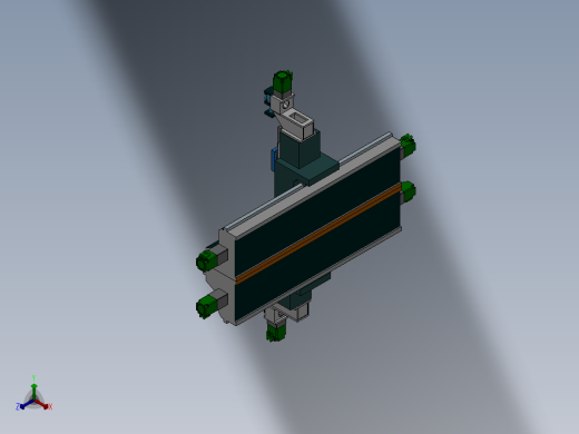 产品位置摆正推动设备正等轴测缩略图