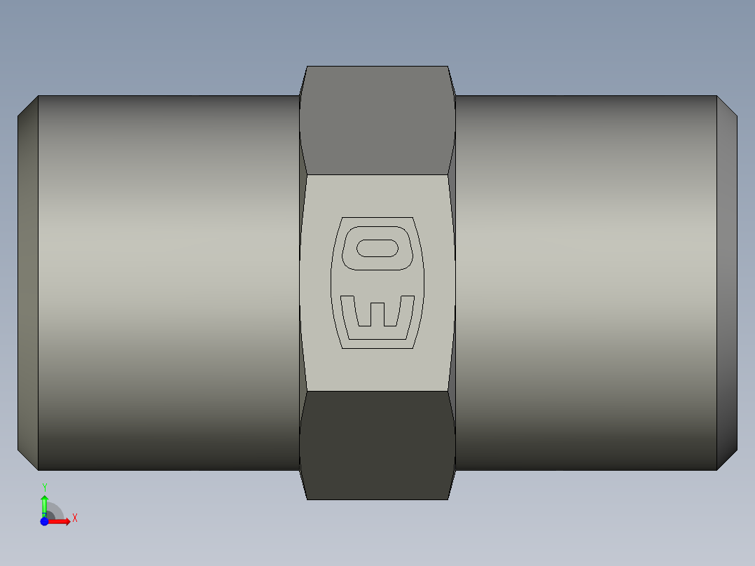 卡套式工业通用硬管接头EO Union G08LLCFX前视图