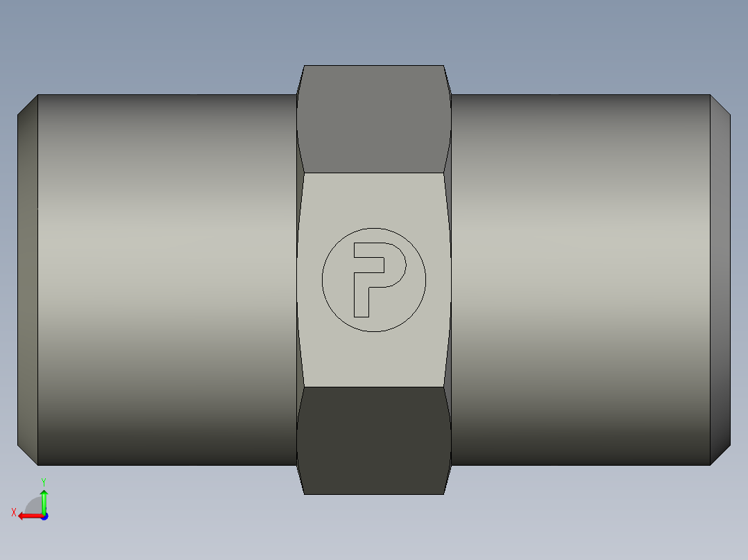 卡套式工业通用硬管接头EO Union G08LLCFX后视图