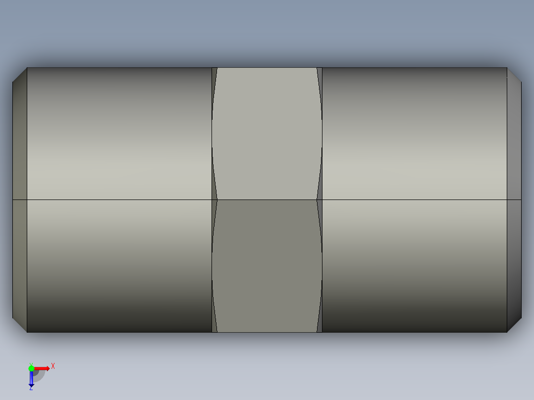 卡套式工业通用硬管接头EO Union G08LLCFX俯视图