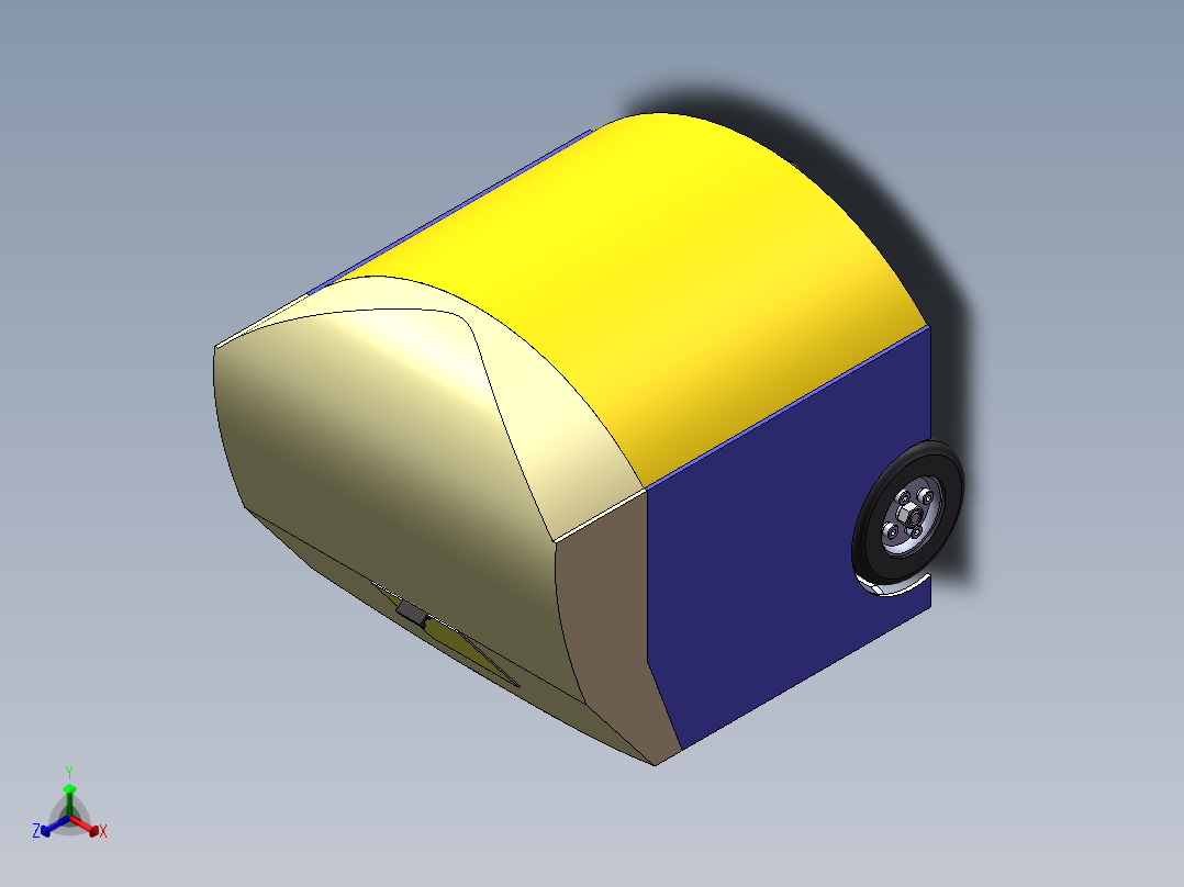 清洁机器人三维模型1118441===300正等轴测图