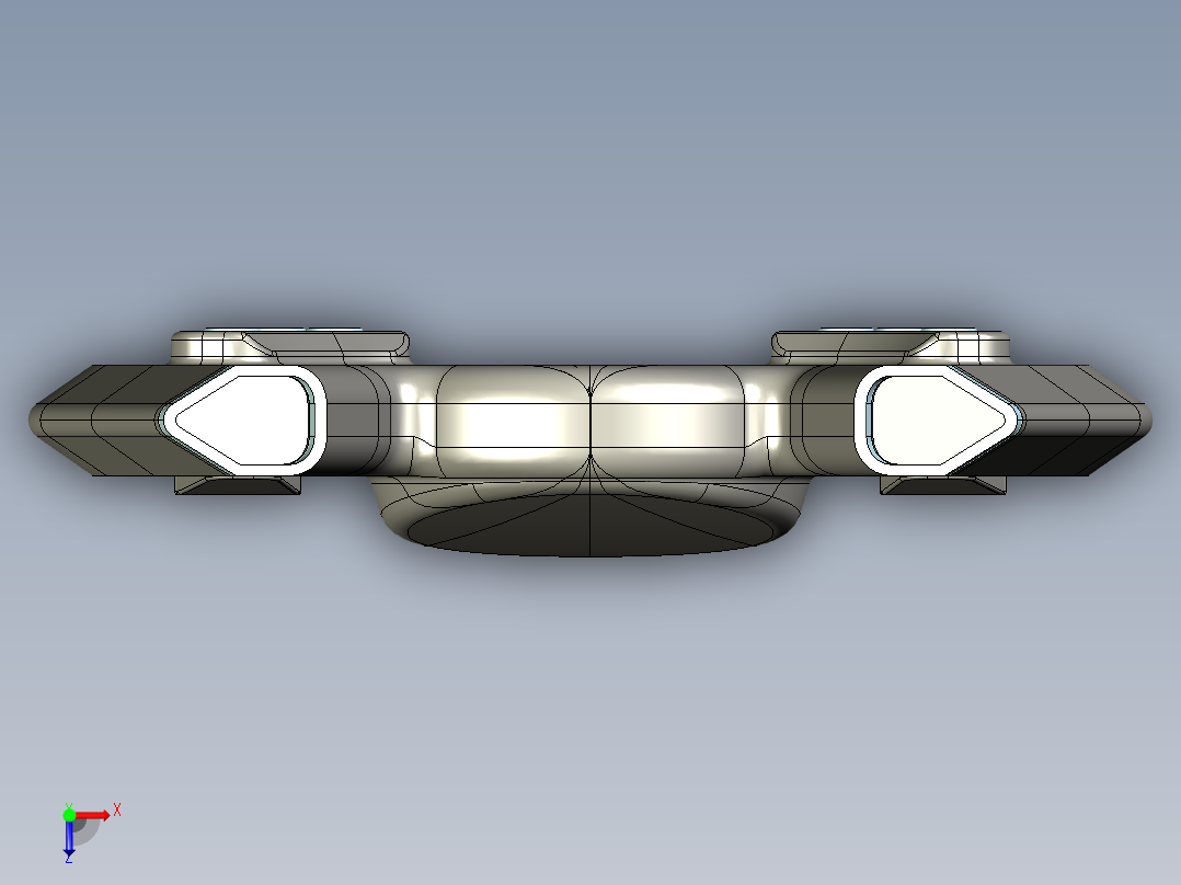 美国队长盾牌飞船俯视图