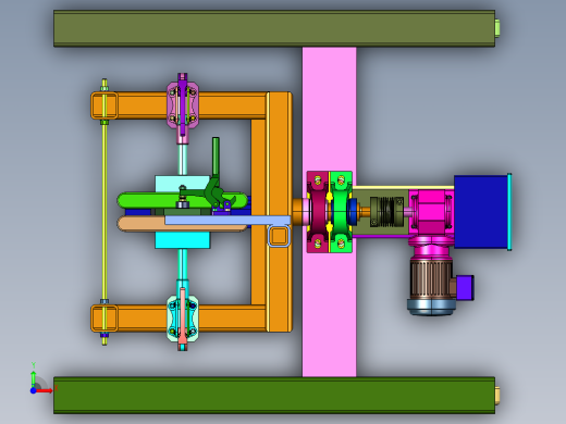 电动翻转移动工装小车前视缩略图