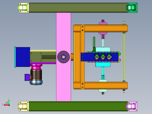 电动翻转移动工装小车后视缩略图