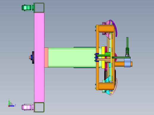 电动翻转移动工装小车左视缩略图