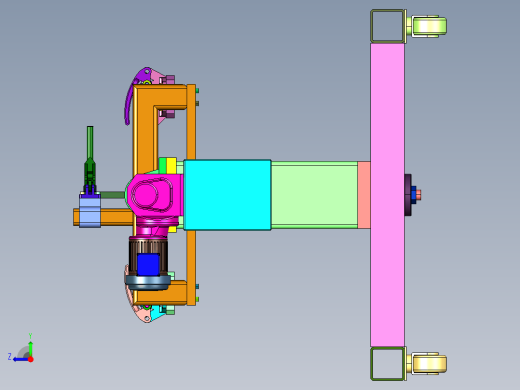 电动翻转移动工装小车右视缩略图